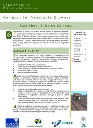 VG01049 Compost Factsheet #5