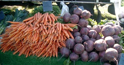 Local vegetable produce
