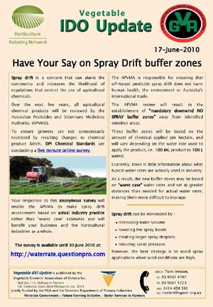 DOWNLOAD : Have Your Say on Spray Drift buffer zones : 103kb