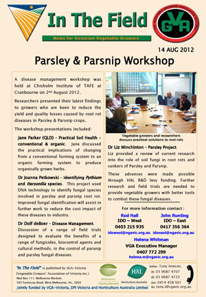 Parsley & Parsnip Workshop