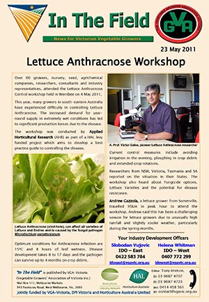 Lettuce Anthracnose Workshop