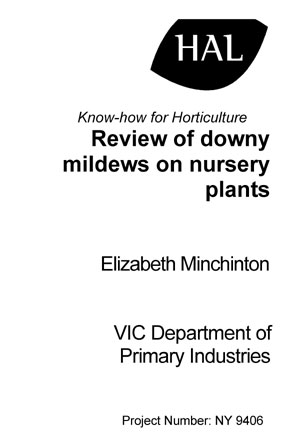 Review of downy mildews on nursery plants