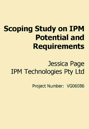 Scoping Study on IPM
Potential and Requirements - 2008