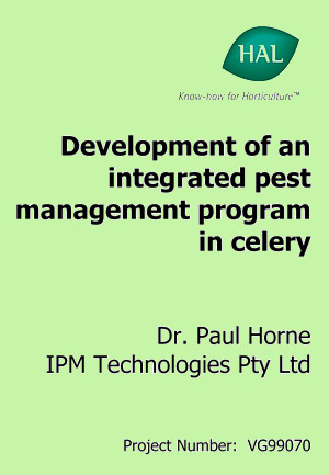 Development of an integrated pest management program in celery - 2004