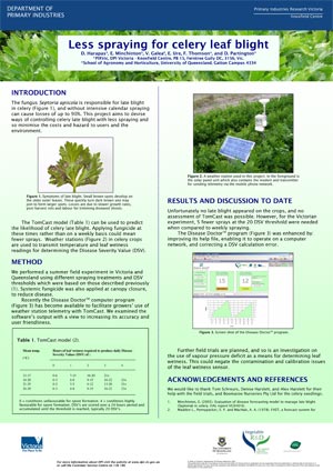 VG04016 Celery Septoria leaf blight- Poster