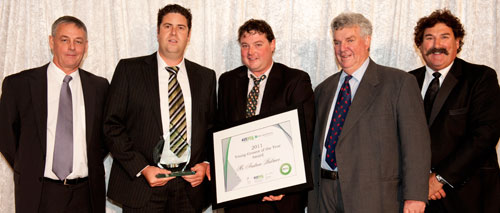 Andrew Bulmer -  2001 Young Grower of the year 