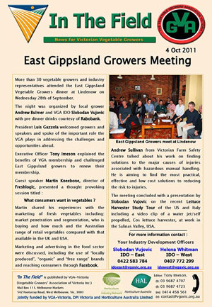 GIppsland Growers Meeting