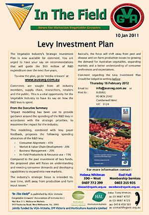 Strategic Investment Plan for R&D Levy expenditure