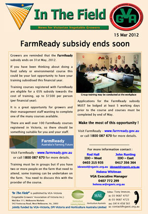 FarmReady subsidy ends soon