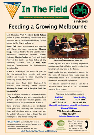 Feeding a Growing Melbourne