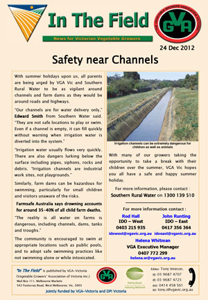 Safety near Channels