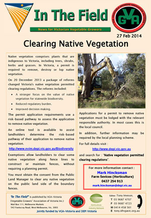 Clearing Native Vegetation
