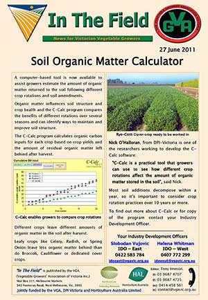 C-Calc - Calculates Soil Organic Matter
