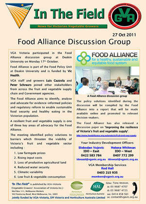 Food Alliance Discussion Group