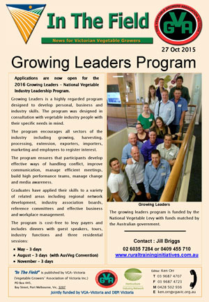 Growing leaders Program 2016