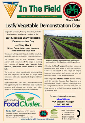 Leafy Vegetable Demonstration Day
