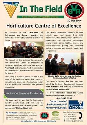Horticulture Centre for Excellence -Tatura