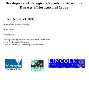 Development of Biological Controls for Sclerotinia Diseases of Horticultural Crops - June 2004