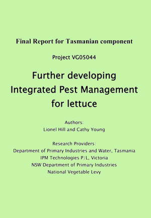 Further developing integrated pest management for lettuce  Tasmanian commercial trials - 2006