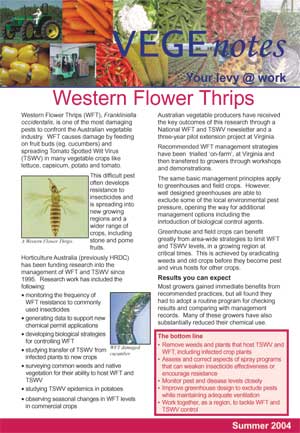 VegeNote - Western Flower Thrips