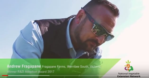 Andrew Fragapane, Fragapane Farms - Winner R&D Adoption Award 2017