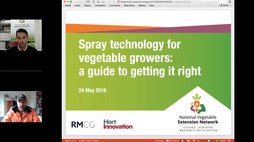 Spray technology for vegetable growers: a guide to getting it right (webinar recording)