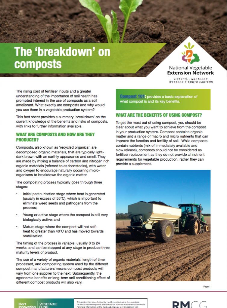 The ‘breakdown’ on composts