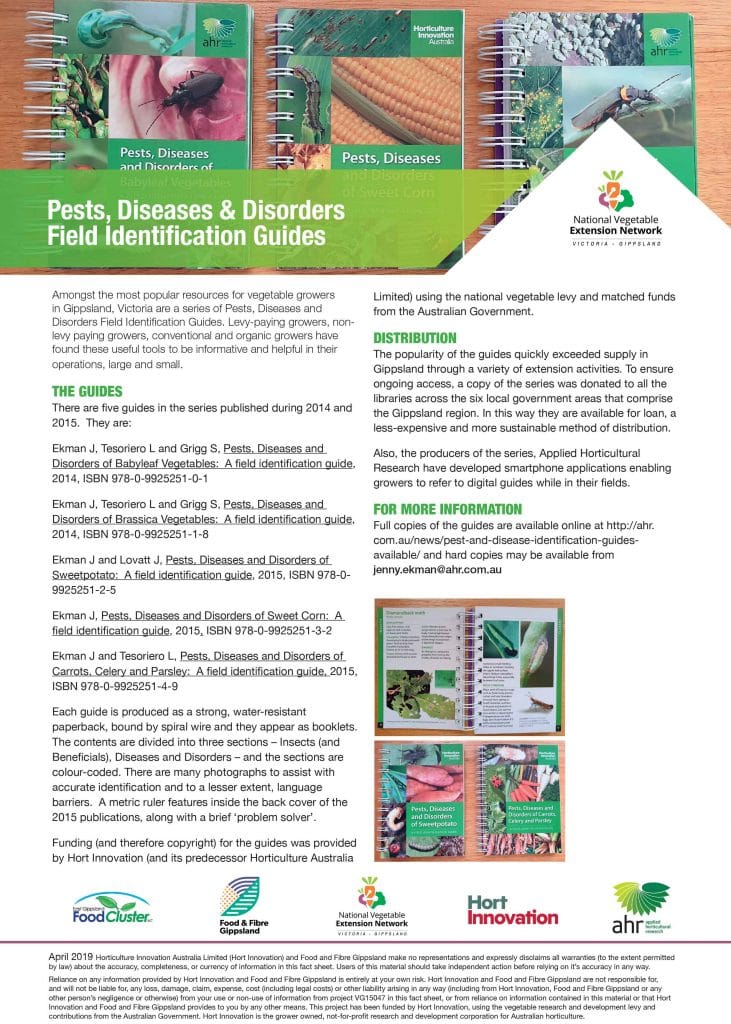 Pests, Diseases & Disorders Field Identification Guides