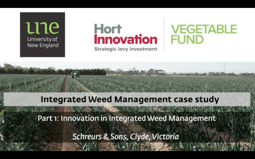 Integrated Weed Management (IWM) Case Study - Schreurs & Sons