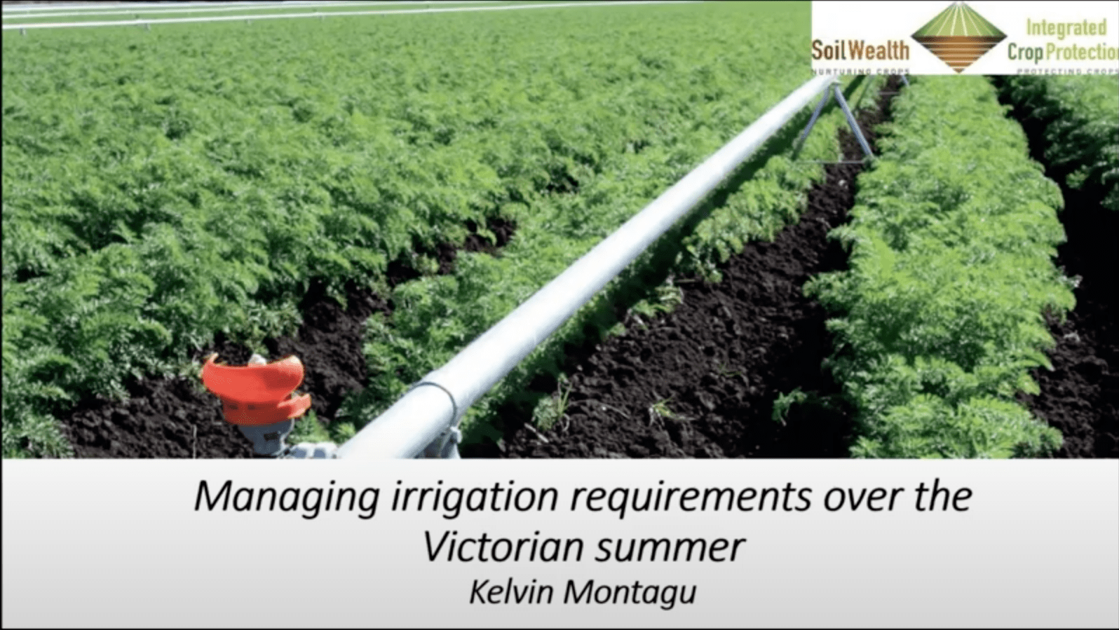 Managing irrigation requirements using soil moisture monitoring